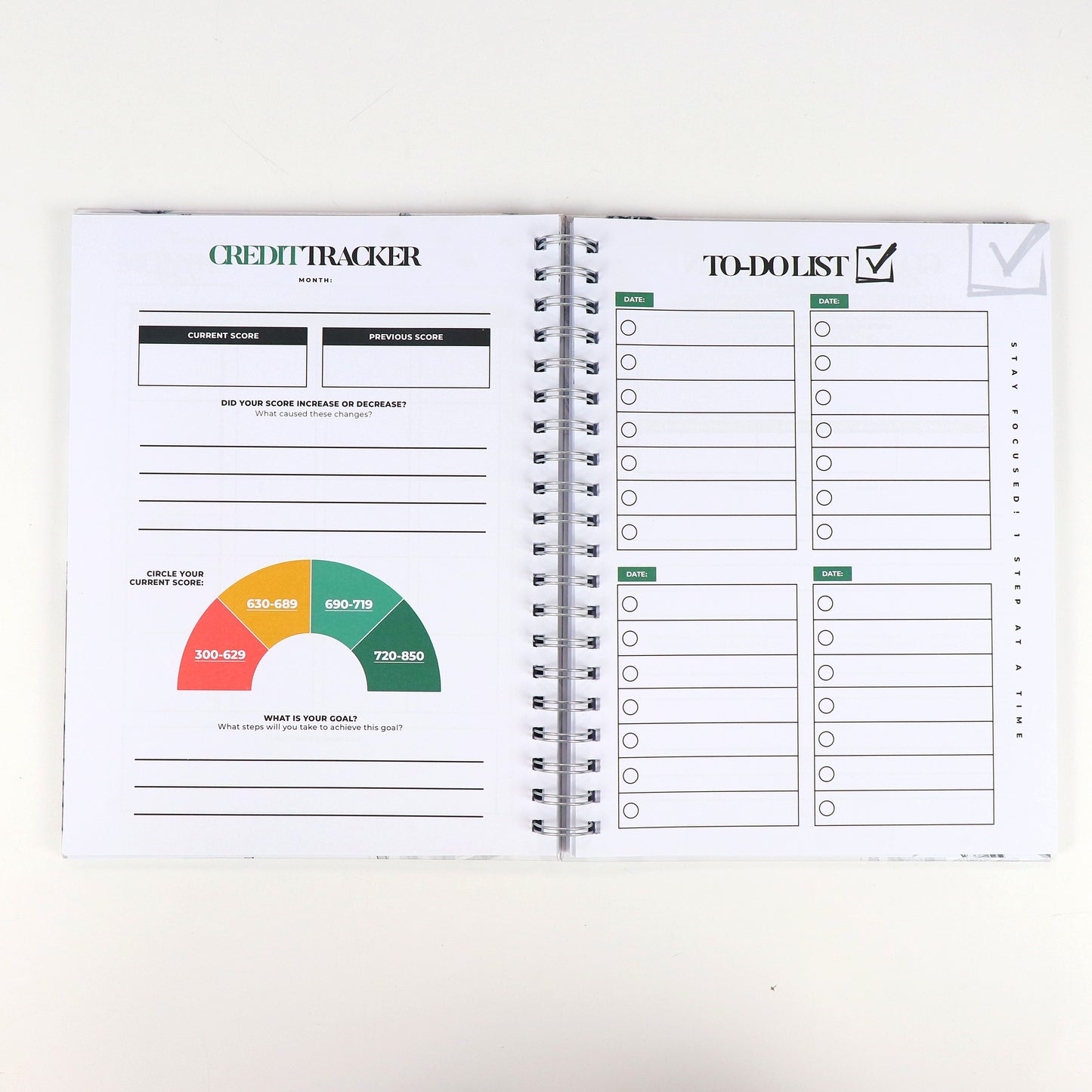 "Diamond" Financial + Mindset Dateless Planner