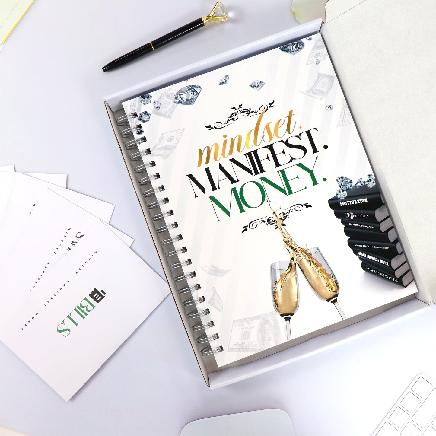 "Diamond" Financial + Mindset Dateless Planner